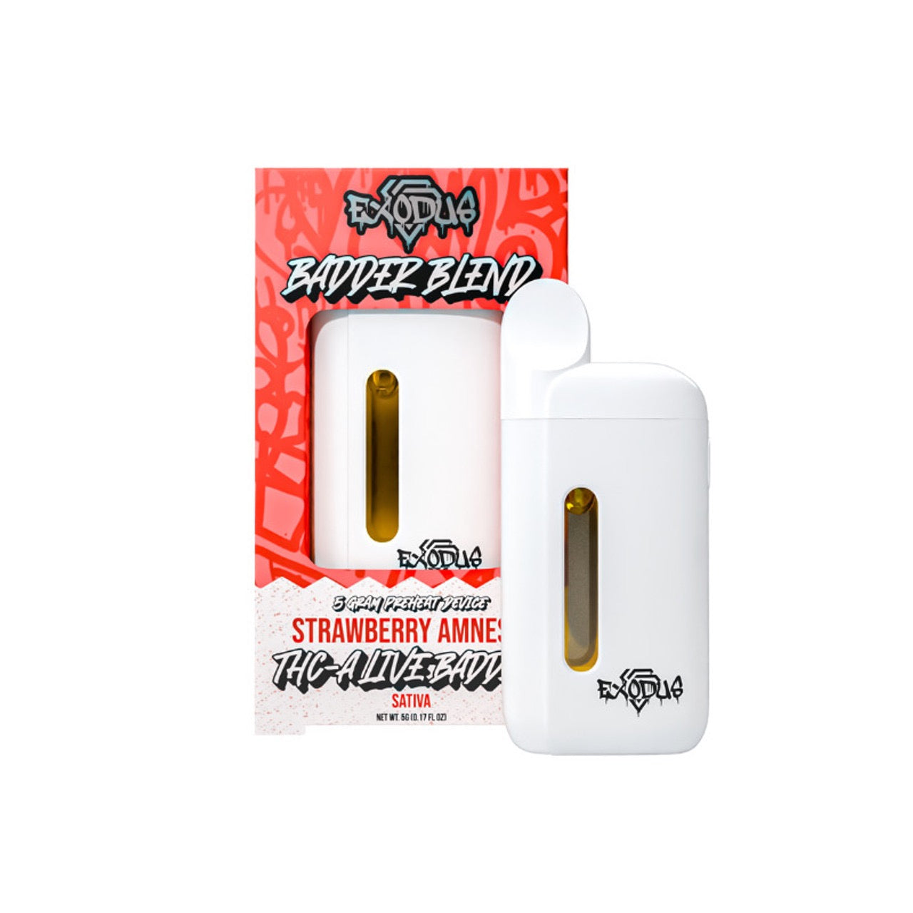 Exodus Badder Blend THC-A Disposable Vape 5g