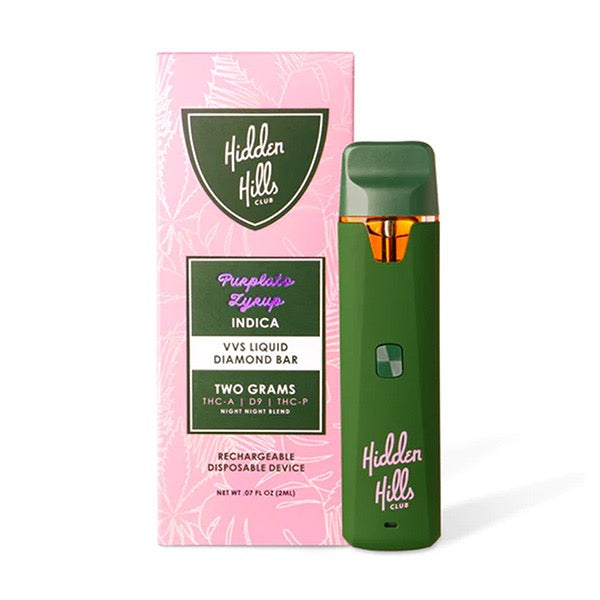 Hidden Hills THC-A VVS Liquid Diamond Disposable Vape  2g